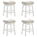 Lenon - Modern Farmhouse Wood Counter Height Kitchen Bar Stool - Simple Home Plus