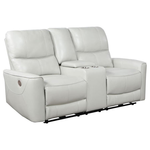 Greenfield - Upholstered Power Reclining Loveseat - Simple Home Plus