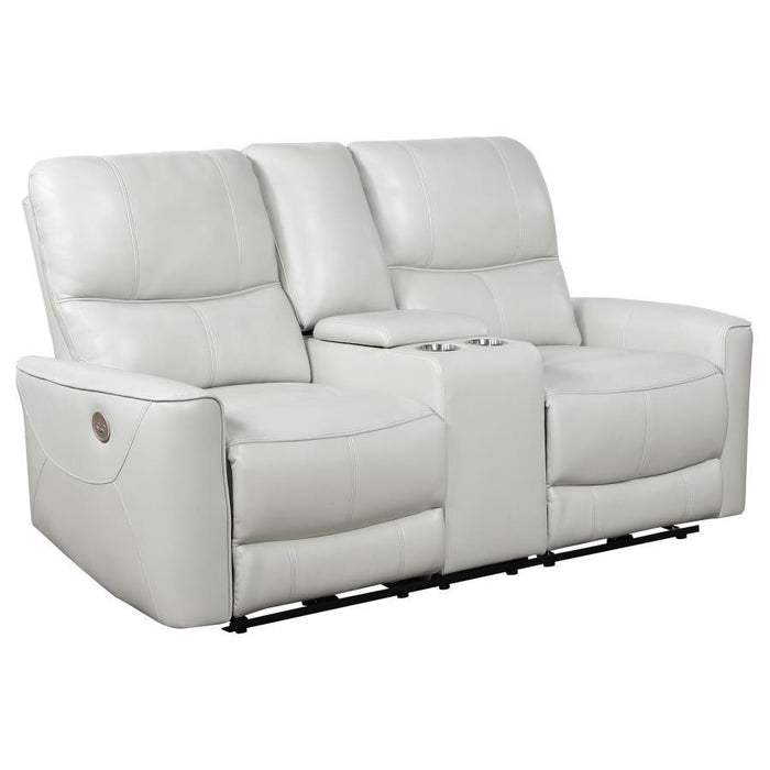 Greenfield - Upholstered Power Reclining Loveseat - Simple Home Plus