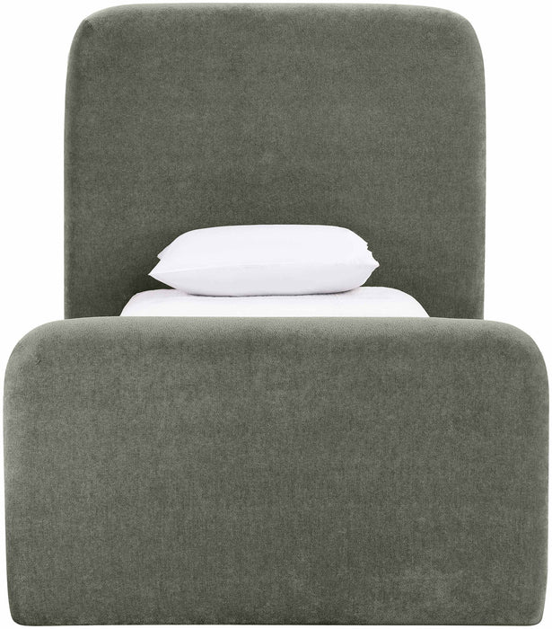Fira - Chenille Fabric Upholstered Bed - Simple Home Plus