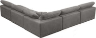 Cozy - 5 Piece Modular Corner Armless Sectional - Simple Home Plus