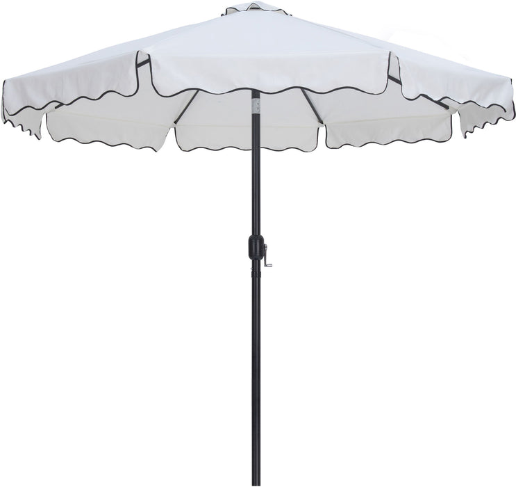 Amalfi - Aluminum Patio Umbrella - Light Brown Base / Black Pole - Simple Home Plus