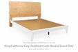 Sherbana - King/California King Headboard With Bunkie Board - Light Brown - Simple Home Plus