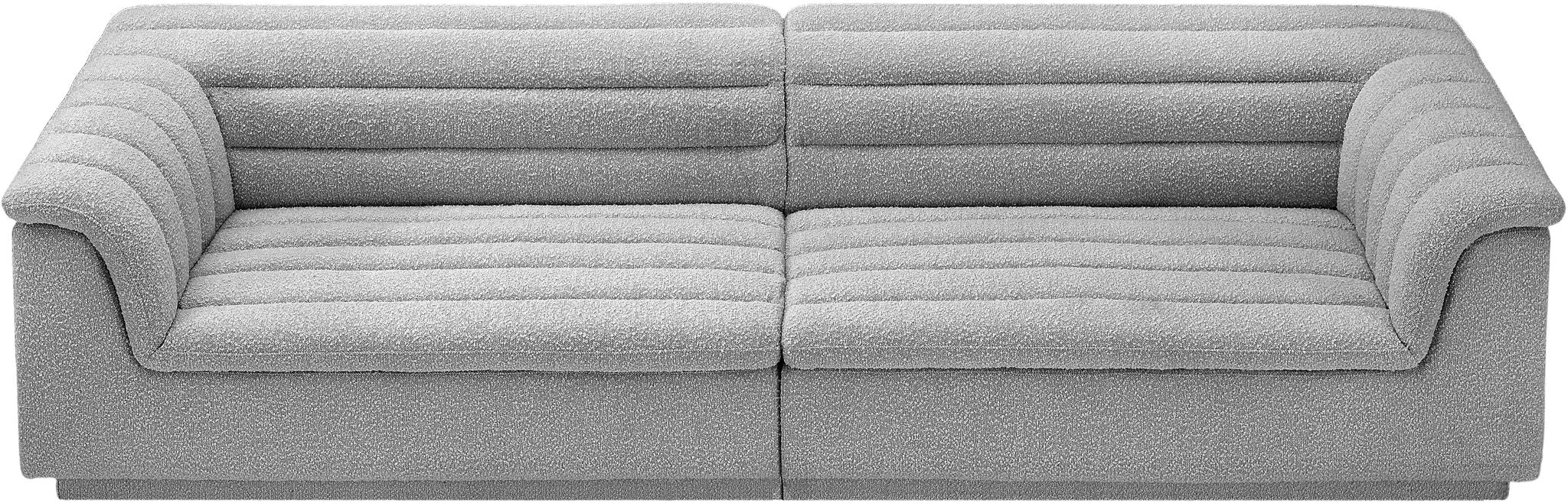 Cascade - Boucle Modular Sofa - Simple Home Plus