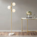 Holloway - Floor Lamp - White / Gold - Simple Home Plus