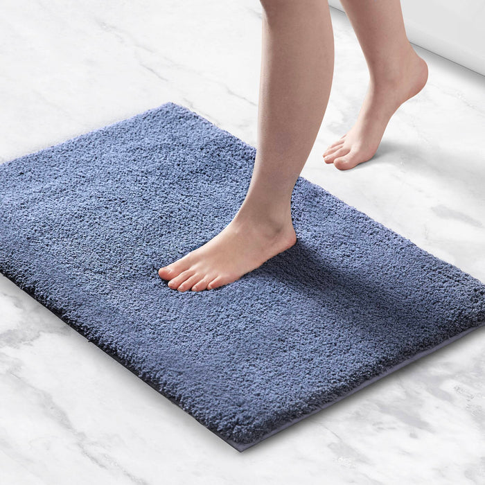 Marshmallow - 24" x 40" Bath Rug - Navy - Simple Home Plus