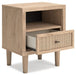 Cielden - Two-Tone - One Drawer Night Stand - Simple Home Plus