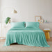 Twin Long All Season Sheet Set - Aqua - Simple Home Plus