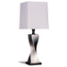 Keene - Tapered Shade Table Lamp Silver (Set of 2) - Distressed Silver - Simple Home Plus