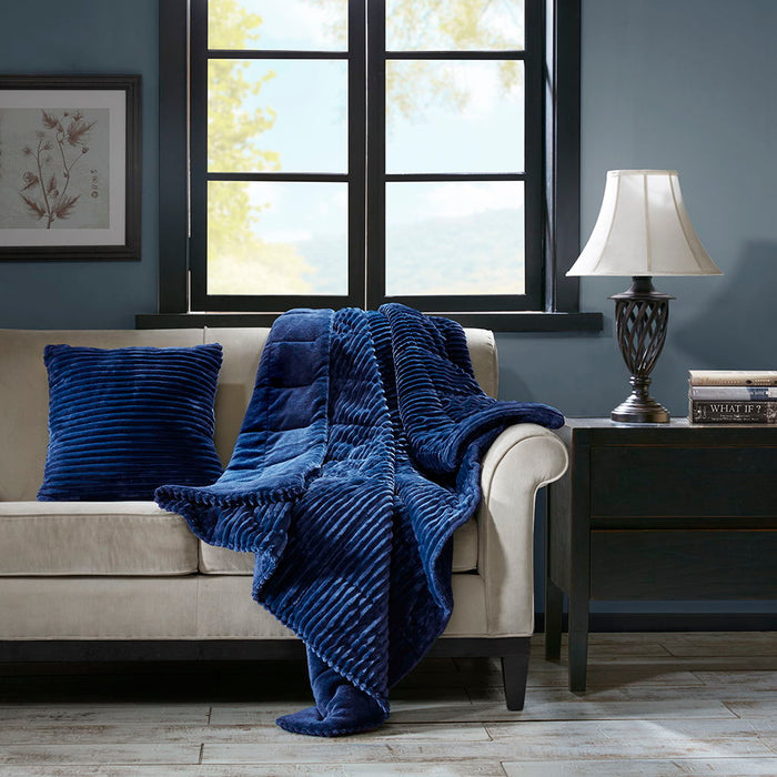 Parker - Throw - Navy - Simple Home Plus