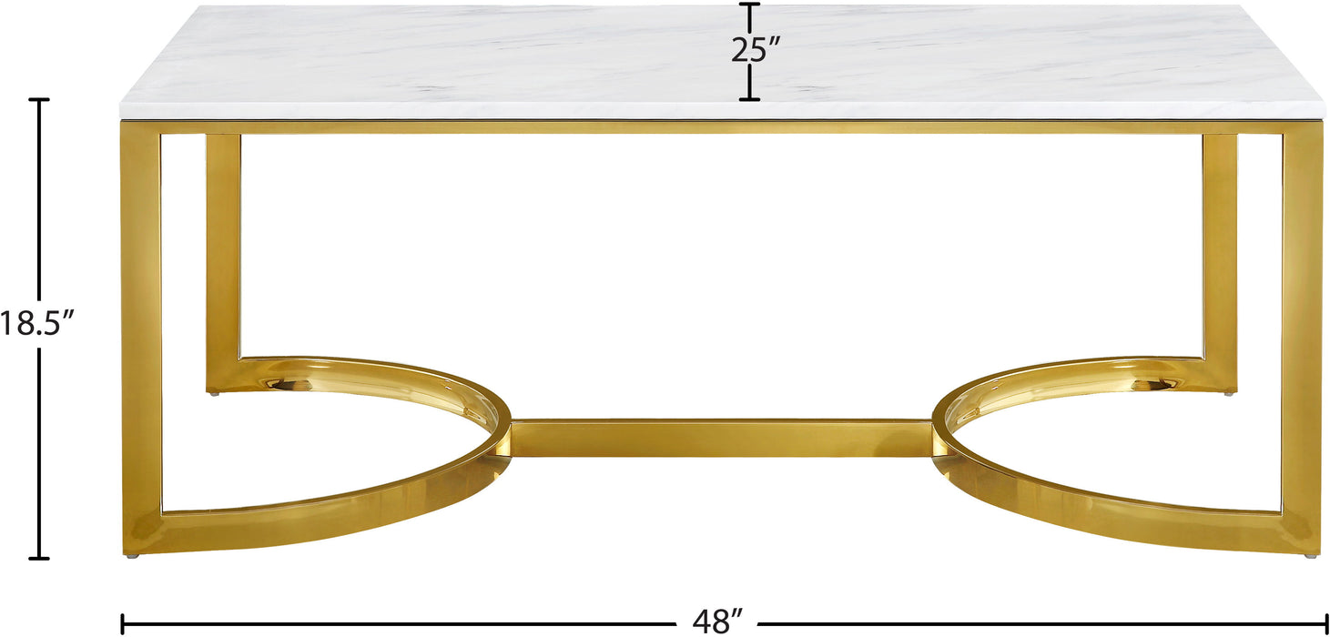 London - Coffee Table - Gold - Simple Home Plus