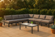 Nizuc - Outdoor Patio 7 Piece Modular Sectional With Gray Frame - Simple Home Plus