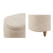 Bailey - Boucle Flip Top Storage Bench - Taupe - Simple Home Plus