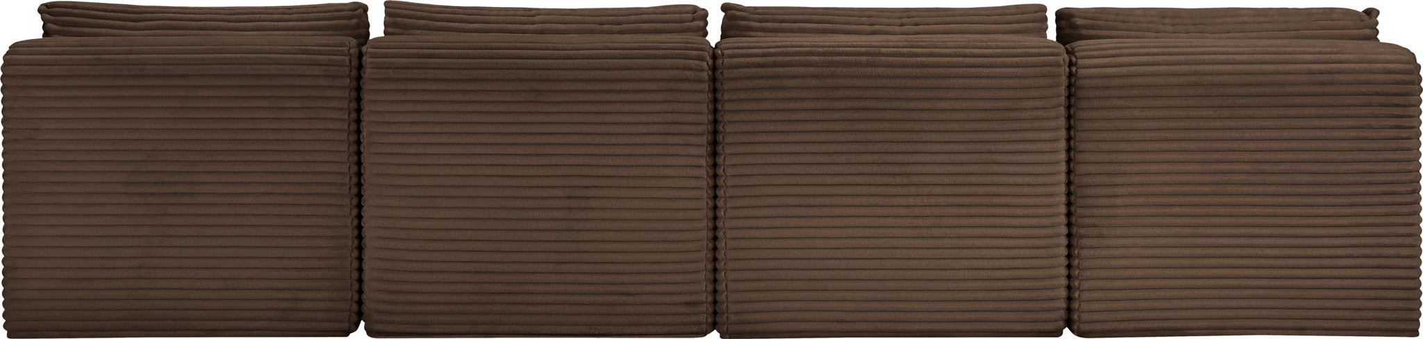 Shaggy - 4 Seat Modular Armless Sofa - Simple Home Plus