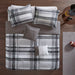 Rudy - Plaid Comforter Set - Black - Simple Home Plus