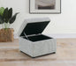 Winter - Upholstered Hydraulic Lift Top Storage Ottoman - Simple Home Plus