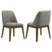 Franklin - Upholstered Dining Side Chair (Set of 2) - Gray - Simple Home Plus