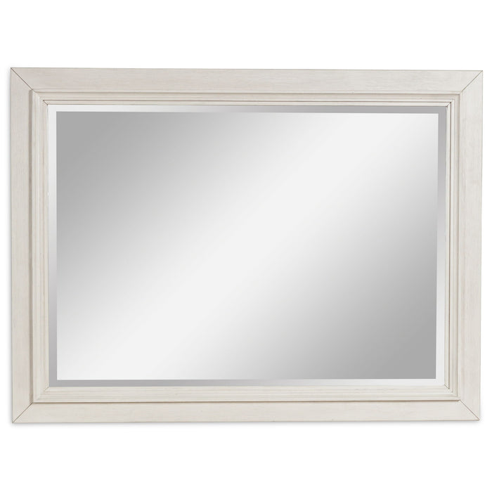 Shaybrock - Bedroom Mirror - Antique White / Brown - Simple Home Plus