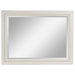 Shaybrock - Bedroom Mirror - Antique White / Brown - Simple Home Plus