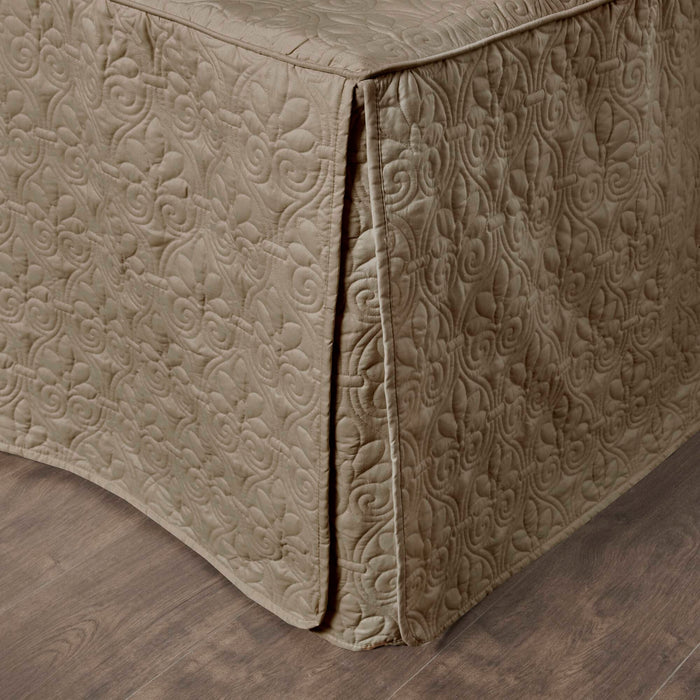 Quebec - King Fitted Bedspread (Set of 3) - Neutral - Simple Home Plus