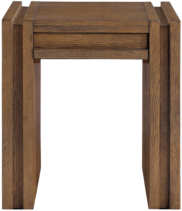 Stanton - Oak Veneer And Solid Wood Table - Simple Home Plus