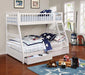 Ashton - 2-Drawer Wood Bunk Bed - Simple Home Plus