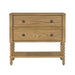 Beckett - 2 Drawers Accent Chest - Natural - Simple Home Plus