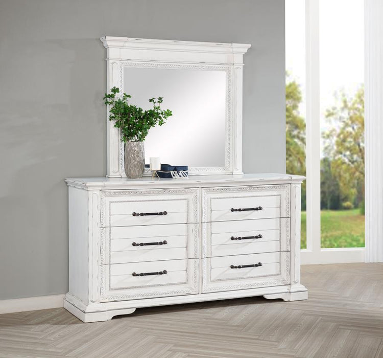 Mckinney - 6-Drawer Bedroom Dresser Cabinet - Simple Home Plus
