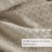 Mina - Full/Queen Waffle Weave Textured Duvet Cover Set - Neutral - Simple Home Plus