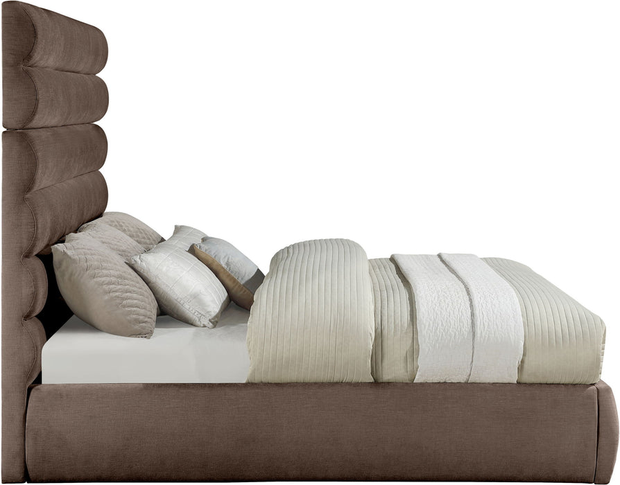 Adam - Chenille Fabric Bed With 70.5" Headboard - Simple Home Plus