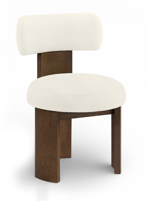 Atelier - Vegan Leather Upholstered Dining Chair (Set of 2) - Painted Brown Frame - Simple Home Plus