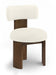 Atelier - Vegan Leather Upholstered Dining Chair (Set of 2) - Painted Brown Frame - Simple Home Plus