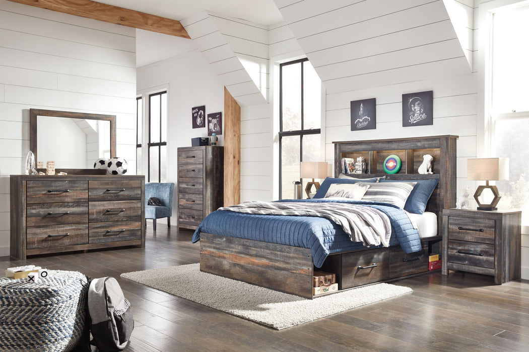 Drystan - Bookcase Bed With Storage Set - Simple Home Plus