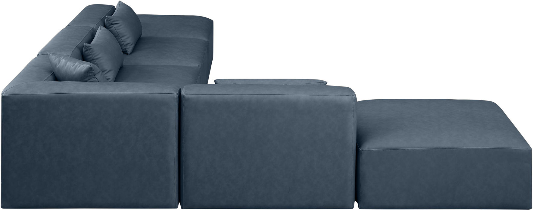 Cube - 6 Piece Modular Corner Armless Sectional - Simple Home Plus