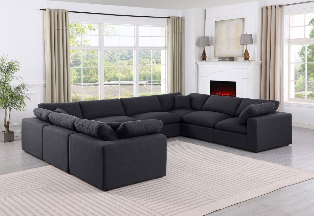 Comfy - 8 Piece Linen Modular Sectional - Simple Home Plus