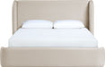 Warby - Vegan Leather Upholstered Bed - Simple Home Plus
