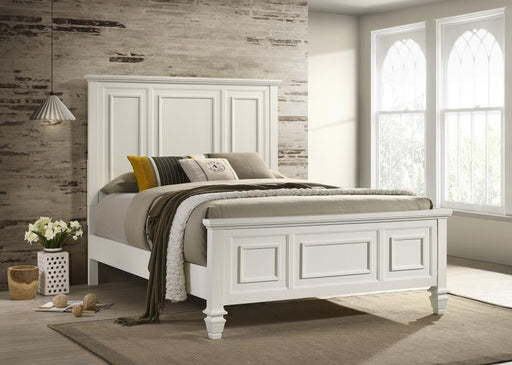 Sandy Beach - Panel Bed with High Headboard - Simple Home Plus