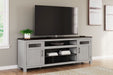 Darborn - Gray / Brown - XL TV Stand W/Fireplace Option - Simple Home Plus