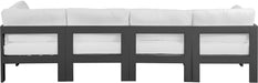 Nizuc - Outdoor Patio 4 Seat Modular Sofa With Gray Frame - Simple Home Plus