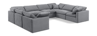 Indulge - Velvet 8 Piece Modular Sectional - Simple Home Plus