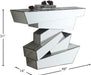 Jade - Console Table - Pearl Silver - Simple Home Plus