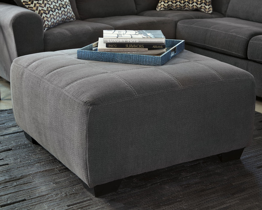Ambee - Slate - Oversized Accent Ottoman - Simple Home Plus