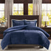 Parker - King Comforter Mini Set - Navy - Simple Home Plus