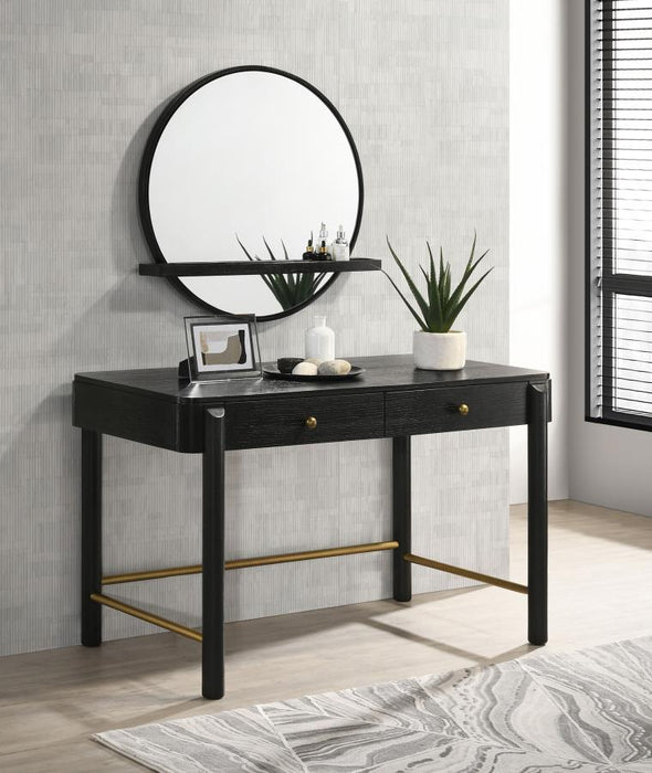 Arini - 2 Piece Makeup Vanity Table And Mirror Set - Simple Home Plus