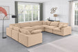 Comfy - 8 Piece Velvet Modular Sectional - Simple Home Plus