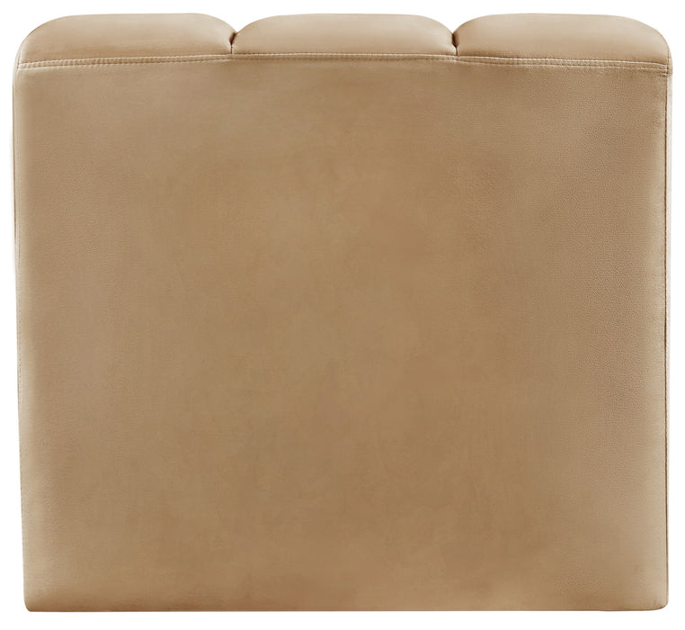 Arc - Velvet Curved Corner Chair - Simple Home Plus