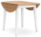 Gesthaven - Round Dining Room Drop Leaf Table Set - Simple Home Plus