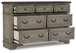 Lodenbay - Antique Gray - Dresser - Simple Home Plus