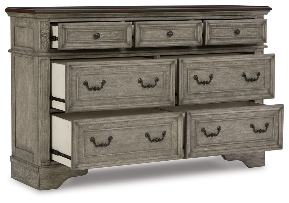 Lodenbay - Antique Gray - Dresser - Simple Home Plus