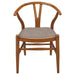 Dinah - Wood Wishbone Dining Side Chair (Set of 2) - Walnut - Simple Home Plus